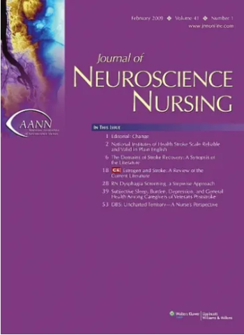 Journal Of Neuroscience Nursing Magazine Subscription